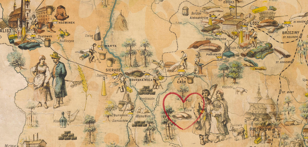 Nagłówek Rysunkowa Mapa Królestwa Polskiego